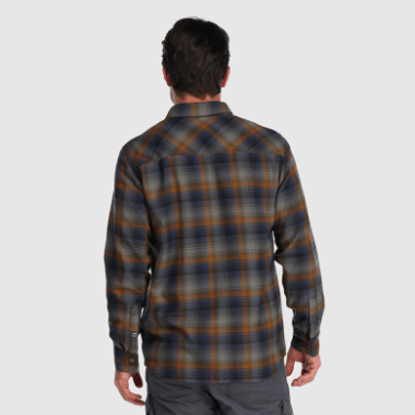 Outdoor Research Men's Feedback Flannel Shirt Loden Plaid