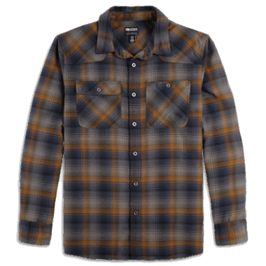 Outdoor Research Men's Feedback Flannel Shirt Loden Plaid