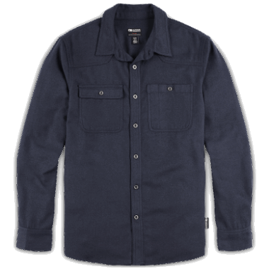 Outdoor Research Men's Feedback Flannel Shirt Naval Blue