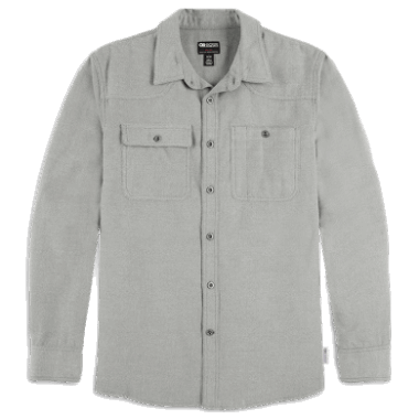 Outdoor Research Men's Feedback Flannel Shirt Pewter