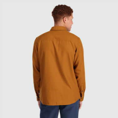Outdoor Research Men's Feedback Flannel Shirt Saddle