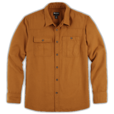 Outdoor Research Men's Feedback Flannel Shirt Saddle