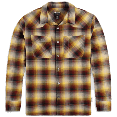 Outdoor Research Men's Feedback Flannel Shirt Sand Plaid