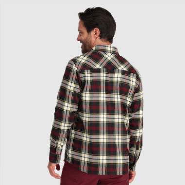 Outdoor Research Men's Feedback Flannel Shirt Kalamata Plaid