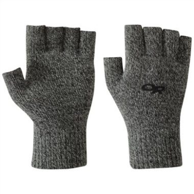 Outdoor Research Fairbanks Fingerless Gloves Charcoal