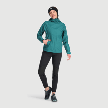 Outdoor Research Women's Apollo Rain Jacket Deep Lake