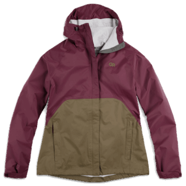 Outdoor Research Women's Apollo Rain Jacket Kalamata/Loden