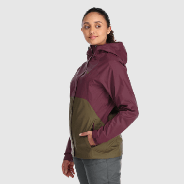 Outdoor Research Women's Apollo Rain Jacket Kalamata/Loden