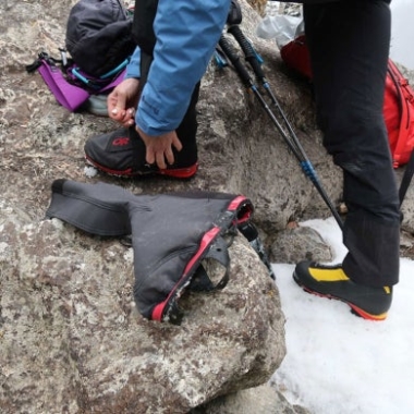 Outdoor Research X-Gaiters Black/Chili