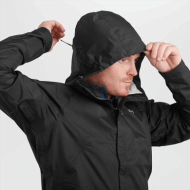 Outdoor Research Men's Apollo Rain Jacket Black