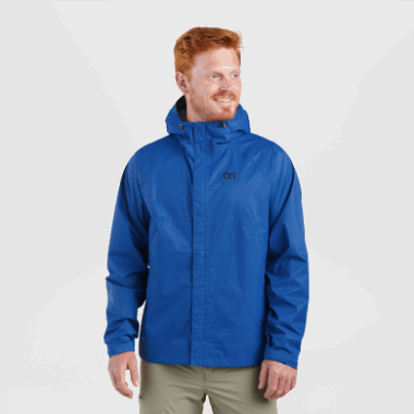 Outdoor Research Men's Apollo Rain Jacket Classic Blue