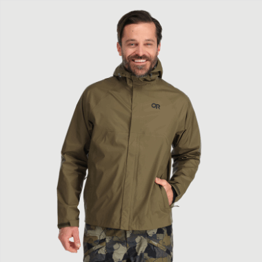 Outdoor Research Men's Apollo Rain Jacket Loden