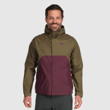 Outdoor Research Men's Apollo Rain Jacket Loden/Kalamata