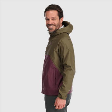 Outdoor Research Men's Apollo Rain Jacket Loden/Kalamata
