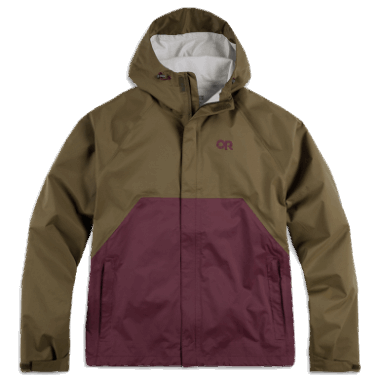 Outdoor Research Men's Apollo Rain Jacket Loden/Kalamata