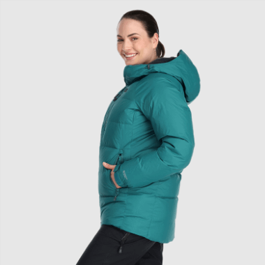 Outdoor Research Women's Super Alpine Down Parka Deep Lake