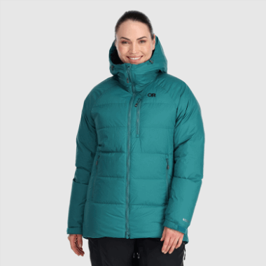 Outdoor Research Women's Super Alpine Down Parka Deep Lake