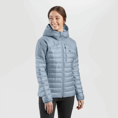 Outdoor Research Women's Helium Down Hoodie Arctic