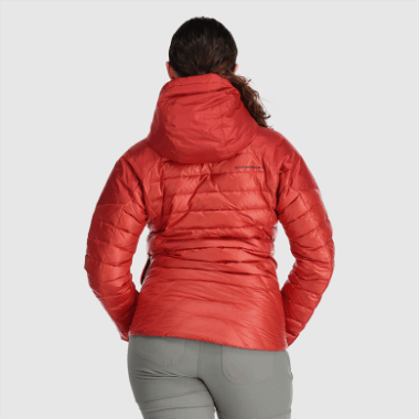 Outdoor Research Women's Helium Down Hoodie Cranberry