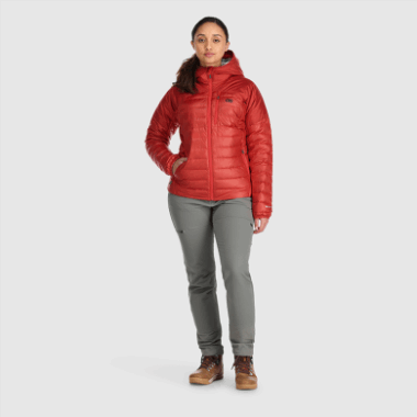 Outdoor Research Women's Helium Down Hoodie Cranberry