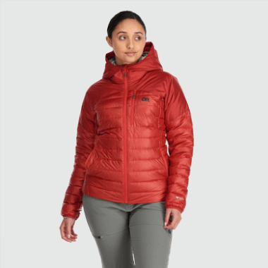 Outdoor Research Women's Helium Down Hoodie Cranberry