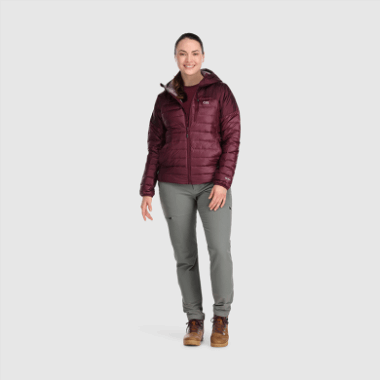 Outdoor Research Women's Helium Down Hoodie Kalamata