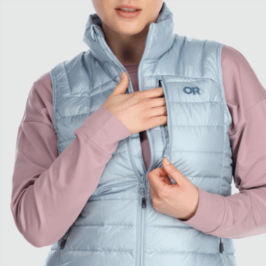 Outdoor Research Women's Helium Down Vest Arctic