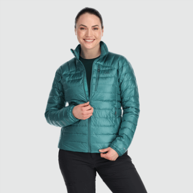 Outdoor Research Women's Helium Down Jacket Deep Lake