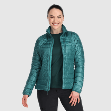 Outdoor Research Women's Helium Down Jacket Deep Lake