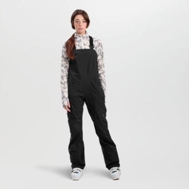 Outdoor Research Women's Carbide Bibs Solid Black