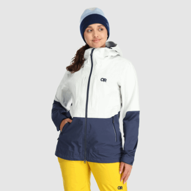 Outdoor Research Women's Carbide Jacket Snow/Naval Blue