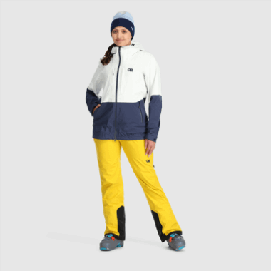 Outdoor Research Women's Carbide Jacket Snow/Naval Blue