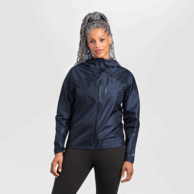 Outdoor Research Women's Helium Rain Jacket Naval Blue