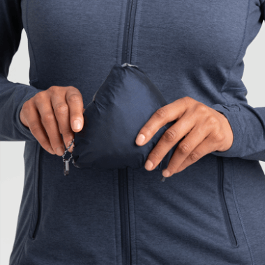 Outdoor Research Women's Helium Rain Jacket Naval Blue