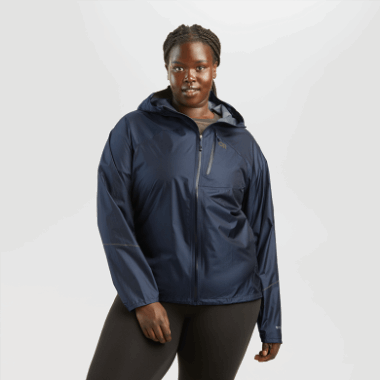Outdoor Research Women's Helium Rain Jacket Naval Blue