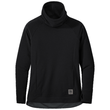 Outdoor Research Women's Trail Mix Cowl Pullover Black