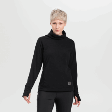 Outdoor Research Women's Trail Mix Cowl Pullover Black