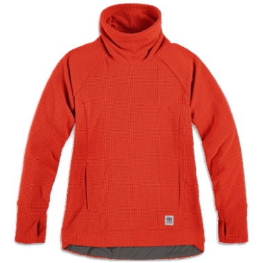 Outdoor Research Women's Trail Mix Cowl Pullover Cranberry