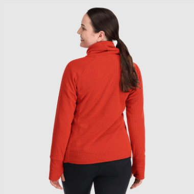 Outdoor Research Women's Trail Mix Cowl Pullover Cranberry