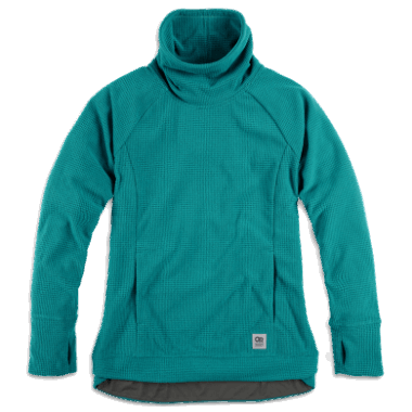Outdoor Research Women's Trail Mix Cowl Pullover Deep Lake
