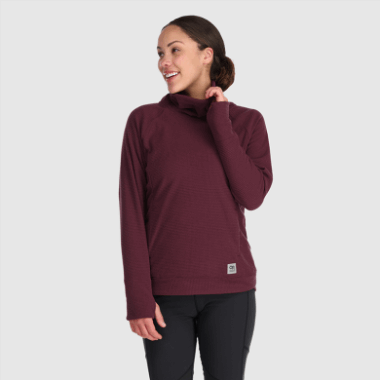 Outdoor Research Women's Trail Mix Cowl Pullover Kalamata