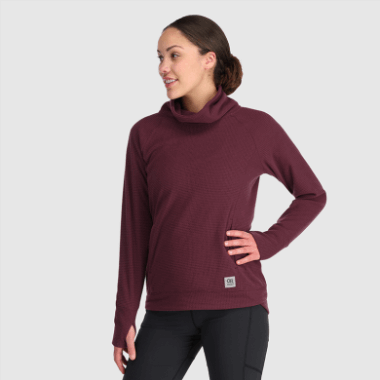 Outdoor Research Women's Trail Mix Cowl Pullover Kalamata