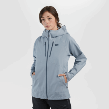 Outdoor Research Women's Microgravity Ascentshell Jacket Arctic