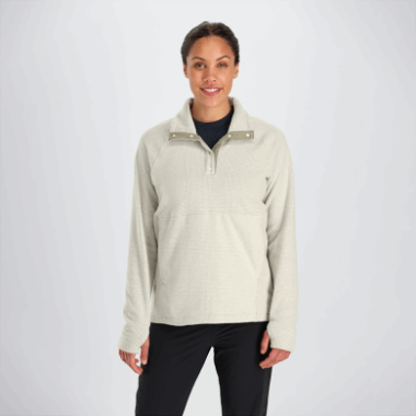 Outdoor Research Women's Trail Mix Snap Pullover Sand