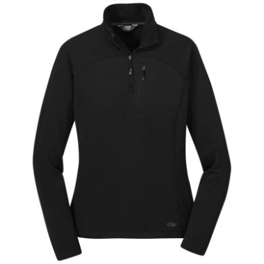 Outdoor Research Women's Vigor Quarter Zip Black