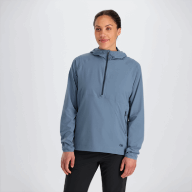Outdoor Research Women's Astroman Sun Hoodie Nimbus