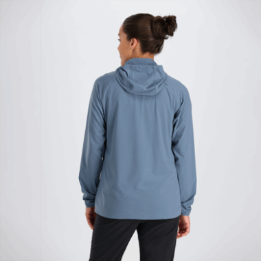 Outdoor Research Women's Astroman Sun Hoodie Nimbus