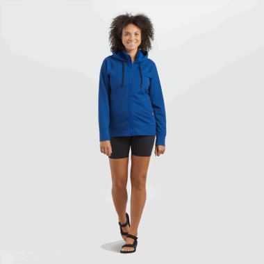 Outdoor Research Women's Emersion Fleece Hoodie Classic Blue Heather