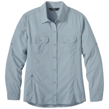 Outdoor Research Women's Way Station Long Sleeve Shirt Arctic
