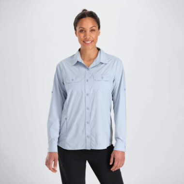 Outdoor Research Women's Way Station Long Sleeve Shirt Arctic